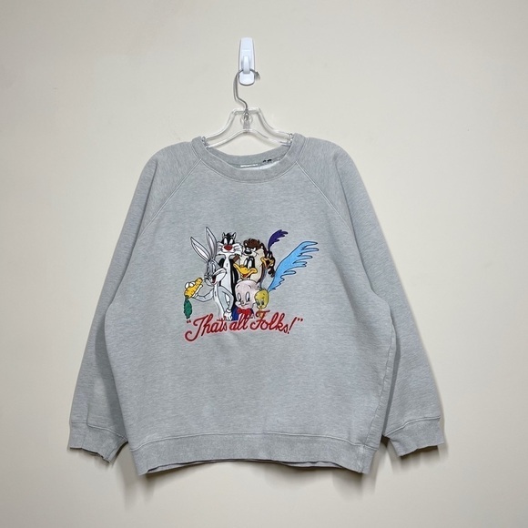 Vintage Looney Tunes Warner Brothers Crewneck - Picture 1 of 9